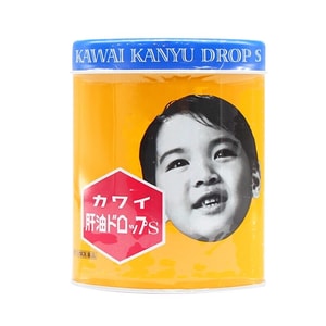 【日本直邮】卡哇伊 KAWAI 可咀嚼鱼油肝油丸 维生素D+A 300粒(香蕉味)