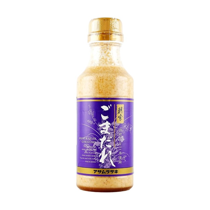 日本ASAMURASAK 芝麻醬 350g【火鍋沾醬涼拌菜沙拉醬】