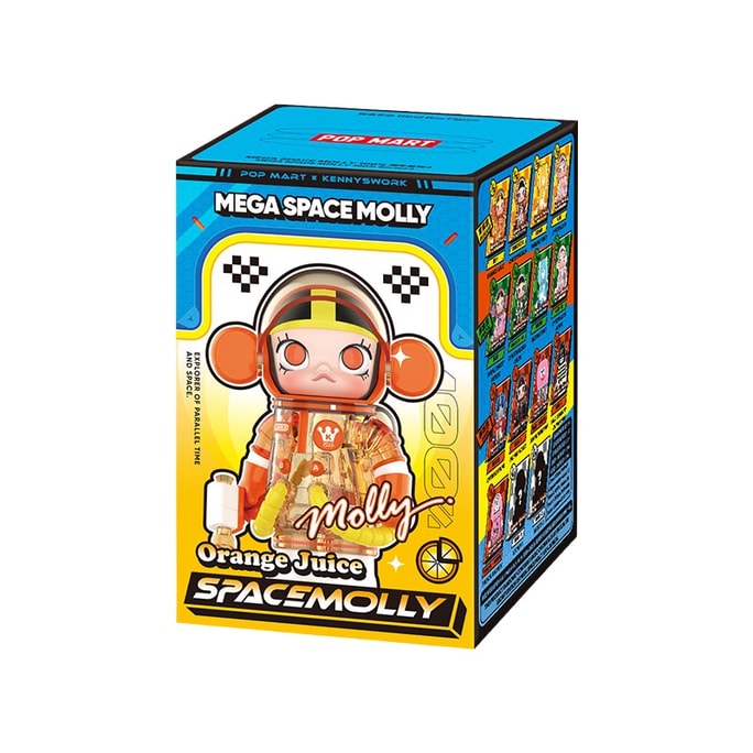 MEGA SPACE MOLLY 100% Anniversary Series 4 Blind Box Toy Gift 1 Piece Set