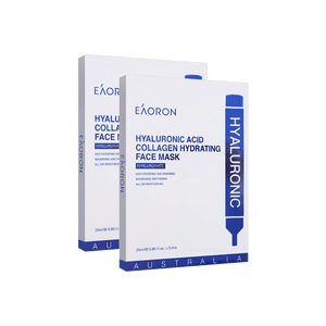 Hyaluronic Acid Collagen Hydrating Face Mask, 10 Sheets 【Value Pack】