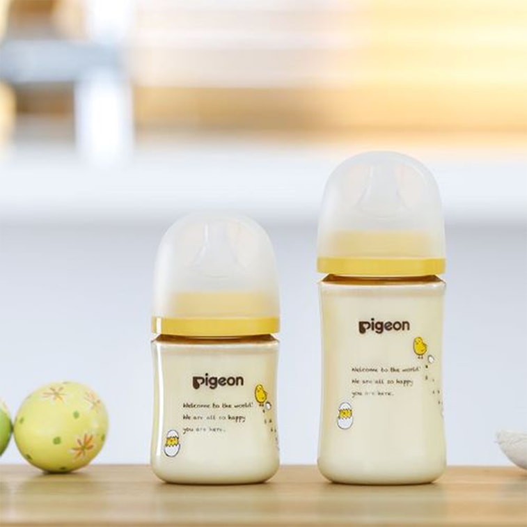PIGEON PPSU Plastic Feeding Bottle 240ml chick 4