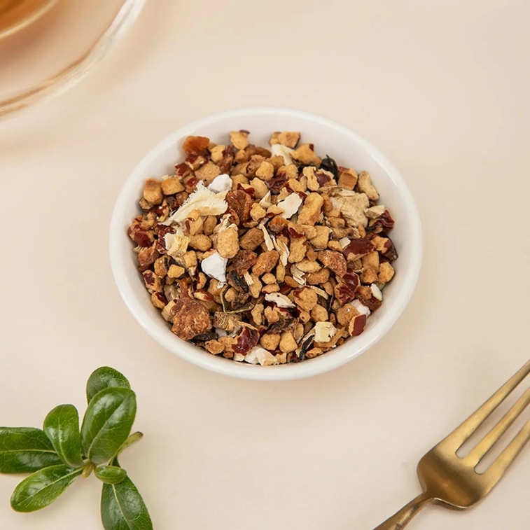 Double Ginseng & Tangerine Peel Vitality Tea, 0.2oz*10Bags - Boost Energy | Improve Fatigue【Hema Selection】 5