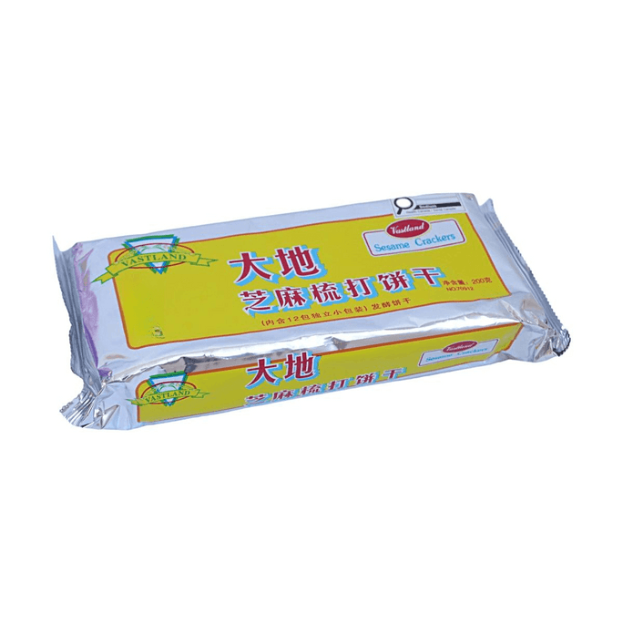 大地物源 芝麻梳打饼干 200g【0反式脂肪】【独立小包装】