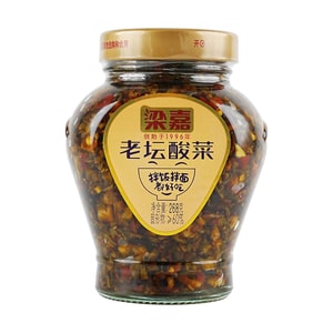 梁嘉 老坛酸菜 268g【拌饭拌面都好吃】