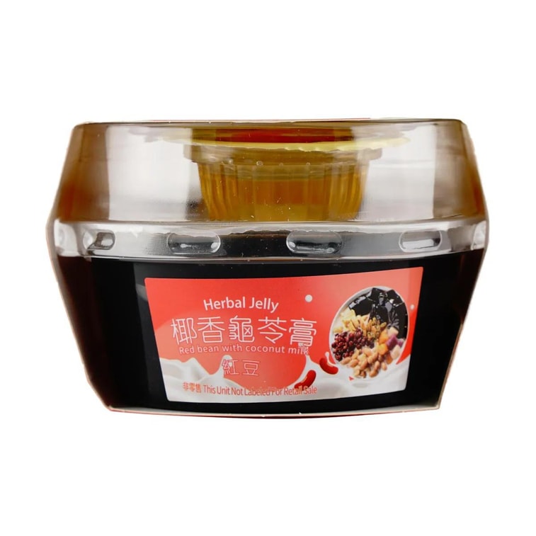 鷹嘴豆金錢 椰香龜苓膏 即食燒仙草 紅豆味 460g 3