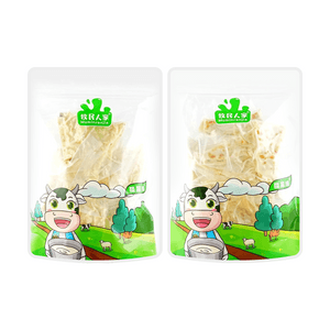 牧民人家 千層奶皮 黃桃味 500g【內蒙古特產奶皮子】