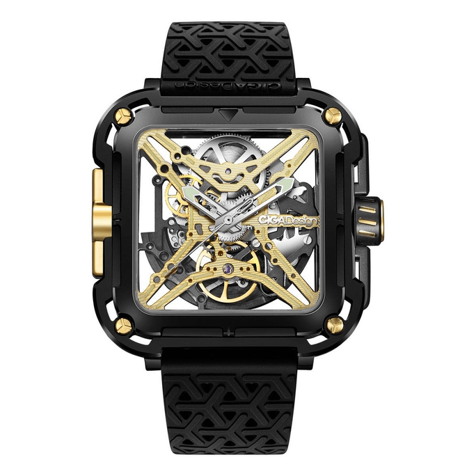 Watch Series X·Gorilla Titanium Golden Automatic Mechanical Watch Original Design Exquisite Gift box