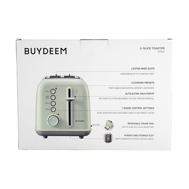 2スライス ティール ステンレススチール トースター DT620 ピンク 3