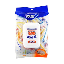 Easy-pull PE Food Cover Disposable Fresh-keeping Bags Food Fresh-keeping Cover 100 Pieces