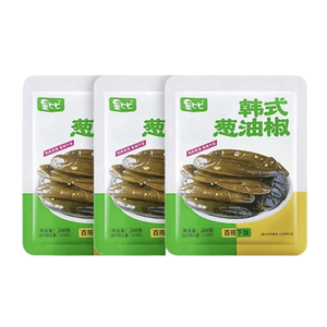 Scallion Oil And Pepper Sauce Pickled Chili 200g * 3 Bags