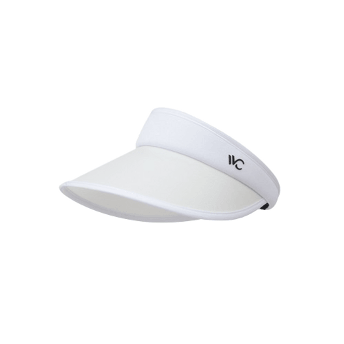 Sunscreen cap female anti-ultraviolet full-face sun hat sun hat summer sports hollow top hat simple white