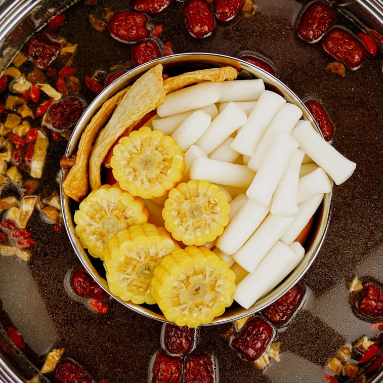 Electric Stainless Steel 2 Way Hot Pot / 4.5Q 4