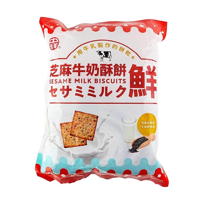 台湾中祥 芝麻牛奶酥饼 280g