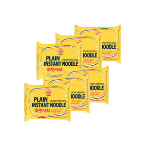 【Value Pack】Plain Instant Ramen Noodles - for Stews and Casseroles, 3.88oz*6