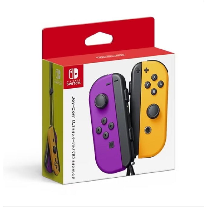 [일본에서 다이렉트 메일] Nintendo Switch 오리지널 게임 컨트롤러 네온 퍼플/네온 오렌지 1위 판매