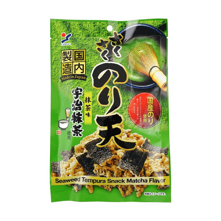 YAMAEI Seaweed Tempura Matcha Flavor 1.05 oz - Yami.com