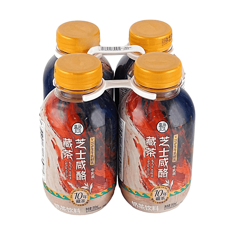 치즈 솔티 치즈 티베탄 티 밀크티 11.83 fl oz*4팩【10년 숙성 티베탄 티】【신선한 우유 35% 이상 함유】 6