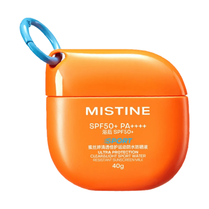 스포츠 방수 선크림 로션 40ml (1.41oz) 【SPF50+ PA++++ 고보호】【무알코올 & 민감성 피부에도 적합】