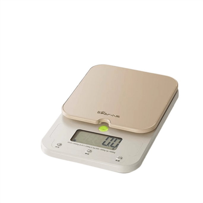 Kitchen Electronic Scales Grams Small Accurate Electronic Weighing Kitchen Scales Beige Battery Models 3kg / 0.1g