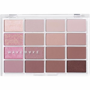WAKEMAKE ソフトブラーリング 16色アイシャドウパレット #02 ライブリーブラーリング (韓国) - ソフトマット、高発色、毎日使える万能アイテム [アメリカから発送]