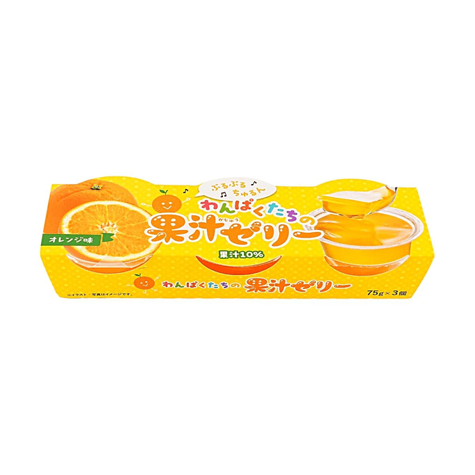 SEIU Orange Fruit Juice Jelly 225g (7.93oz) 10% Fruit Juice