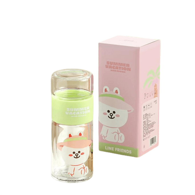 Tea Separator Glass Cup Double Layer Portable Water Cup Tea Cup Tea Cup CONY Models