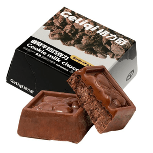 [중국 직배송] 글리코 필드 초콜릿 캐주얼 스낵 애프터눈 티 쿠키 밀크 초콜릿 76g*1박스