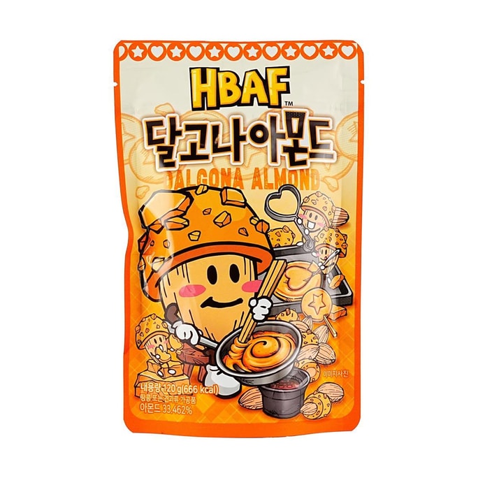 Dalgona Almond 4.23 oz【Korean Popular Nut Snacks】