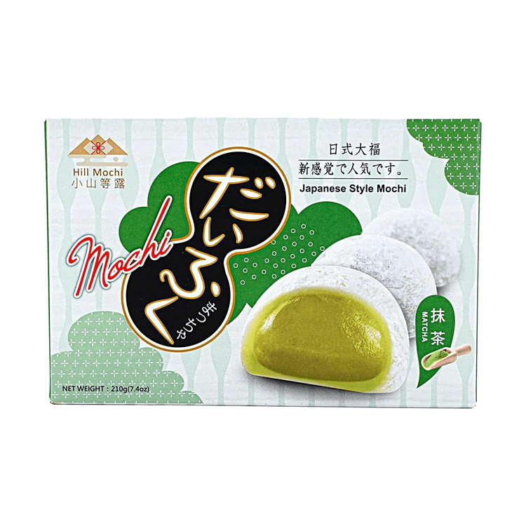 XIAOSHANDENGLU 抹茶味大福餅 7.41 oz - Yami