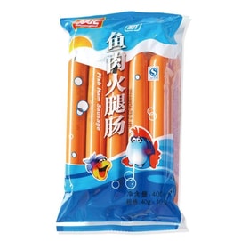 双汇 鱼肉肠 即食火腿肠香肠 10根入 400g【鲜嫩升级 多重营养】