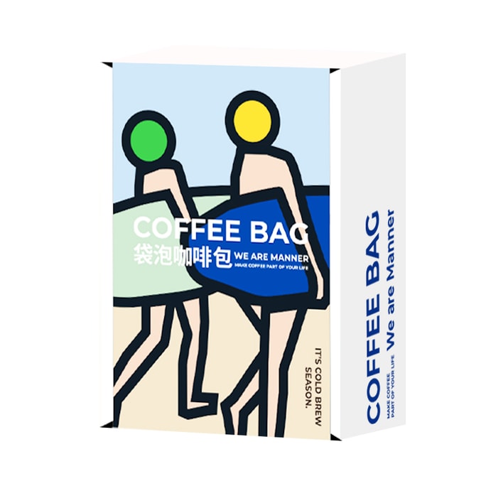 Bagged coffee sachets light roast (sour and sweet) 20*10g 1 box 200g