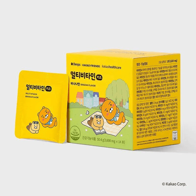 Kakao Friends Joint Children's Complex Vitamin Jelly Banana Flavor 14 Bags