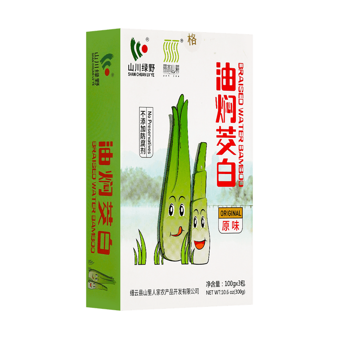 Braised Wild Rice Stem, Original Flavor 10.58 oz