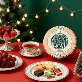 Jingle Bells Tea Gift Box ,Grape Black Tea,Winter Festive Blend, 1.76oz【Christmas Season Limited Edition】