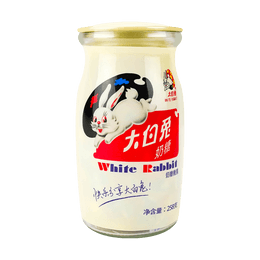 【童年回忆】大白兔 奶糖 原味 复古牛奶玻璃罐头装 258g