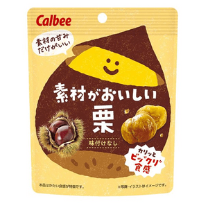 【日本直郵】Calbee 原味栗子片 30g