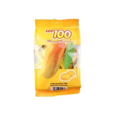 【马来西亚直邮】马来西亚COCOALAND LOT 100一百份 果汁软糖芒果味 150g