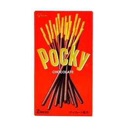 Japanese Pocky Chocolate Cookie Sticks, 2 packs,2.53 oz