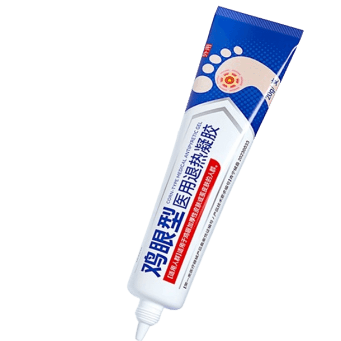 Chickenpox-type - Medical Anti-Febrile Gel. Chickenpox ointment for removing flat warts. One Touch Gel for removing warts, verruca, verruca vulgaris, small flesh-like lumps, monkey plantar warts. 20g