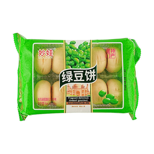 妙娃 绿豆饼 188g【传统名点】【0反式脂肪】