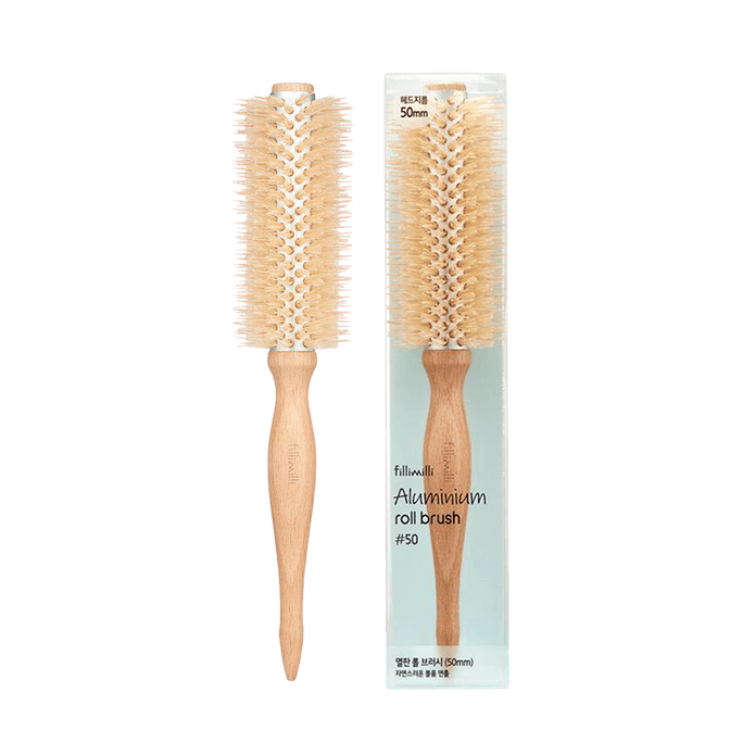 Aluminium Roll Brush, #50mm - Fast-Heat Conduction | C/S Curls | Mid-Length Hair Pro Styler​