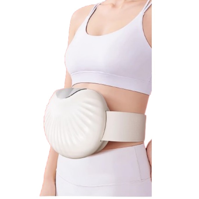 Abdominal Massager Stimulates stomach and intestines to promote peristalsis Fully automatic drainage assistance for slimming belly and burning fat Off-white Single unit
