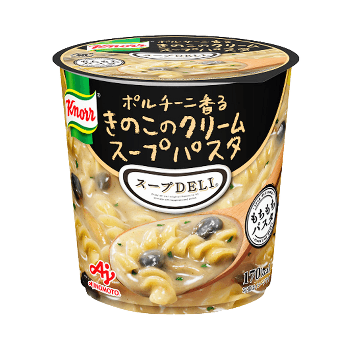 日本AJINOMOTO 味之素 Knorr Soup Deli 牛肝菌奶油濃湯意麵 43.5g/盒