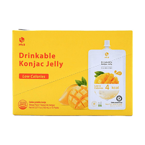 韩国JELLY.B 芒果味可吸魔芋果冻 150ml*10包 【无糖低热量】【清爽芒果味】【强饱腹感】