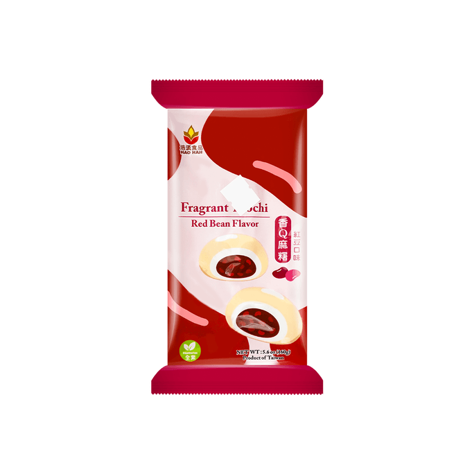 台灣浩漢 香Q麻糬 糯嘰嘰甜點 紅豆口味 160g