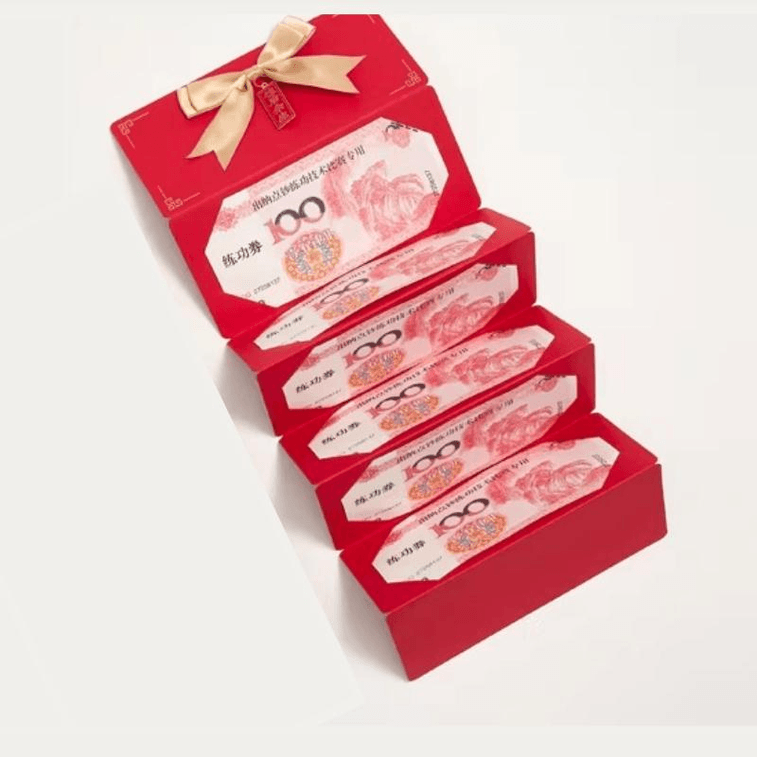 【中国直邮】 原品生活 诗淇折叠红包袋创意拉伸节日送仪式生日快乐礼物珍珠款6卡位18*8.8cm*1个 3