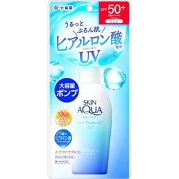 Rohto Skin Aqua UV Sunscreen Super Moisture Gel SPF 50+ PA++++ (With Pump) 140g 2024 Version