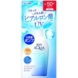 Rohto Skin Aqua UV Sunscreen Super Moisture Gel SPF 50+ PA++++ (With Pump) 140g 2024 Version