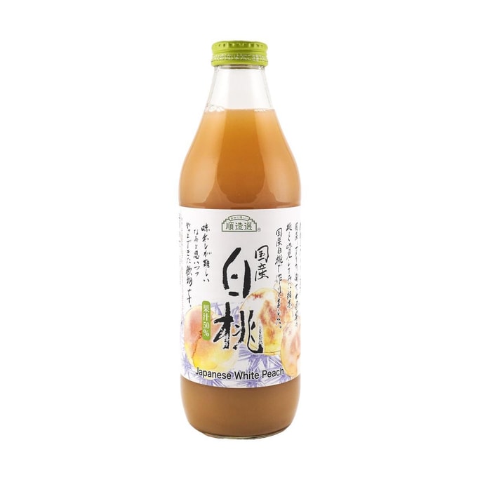 Hakuto Wht Peach Juice ,33.8 fl oz