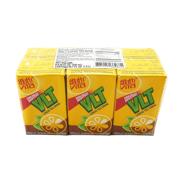 VITA レモンティー飲料、8.45液量オンス×6パック、パッケージは変更